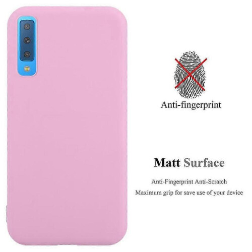 (Galaxy A7 2018, CANDY PINK) high quality Galaxy A7 2018 Case Tpu 2