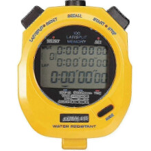 Ultrak 495-100 Dual Split Memory Stopwatch - Yellow - DF