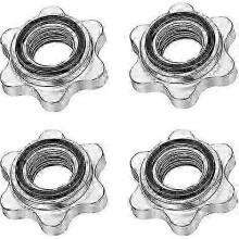 4X Dumbbell Spinlock, Non-slip and durable 25 Mm Standard Spinlock Collars, Standard Metal Weight Lifting Bar Dumbbell Barbells