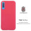 (Galaxy A7 2018, CANDY RED) high quality Galaxy A7 2018 Case Tpu 3