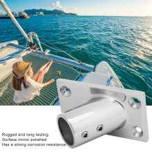 Marine 316 Edelstahl 60 Schienenverbinder Spiegelpoliert für 7/8 Zoll Außendurchmesser Rohr