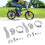 2 Sets Bicycle Torsion Arm Kit M14 Steel Secure 12