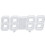 3d led digital alarm clock with usb charging for home office white 6