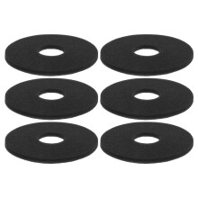 6Pcs Absorbent Black Sponge Rimmer Replacement for Margarita Bar Tools