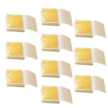 10 reine goldblattfolie 98 % essbar für hautaufhellung kosmetik