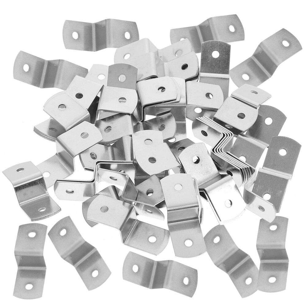 300 Pcs Z Shape Photo Frame Fasteners Offset Canvas Clips 3203901333629