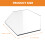 40 Pcs Blank Acrylic Hexagon Table Number Board 11