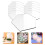 40 Pcs Blank Acrylic Hexagon Table Number Board 8