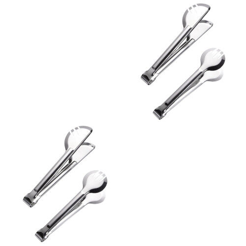 4 Pcs Stainless Steel Food Clips Kitchen Clamp 2