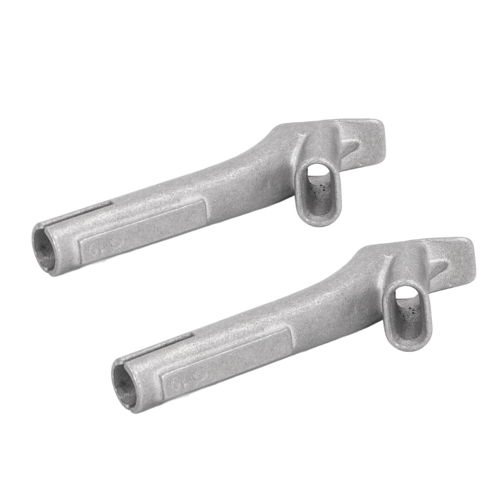 Compact 2Pcs Heat Gun Nozzles Fit 5X10mm 8Mm End Stainless Steel Tips 4611349664400