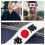 2 pezzi fascia per marziali, corsa, karate, samurai 7