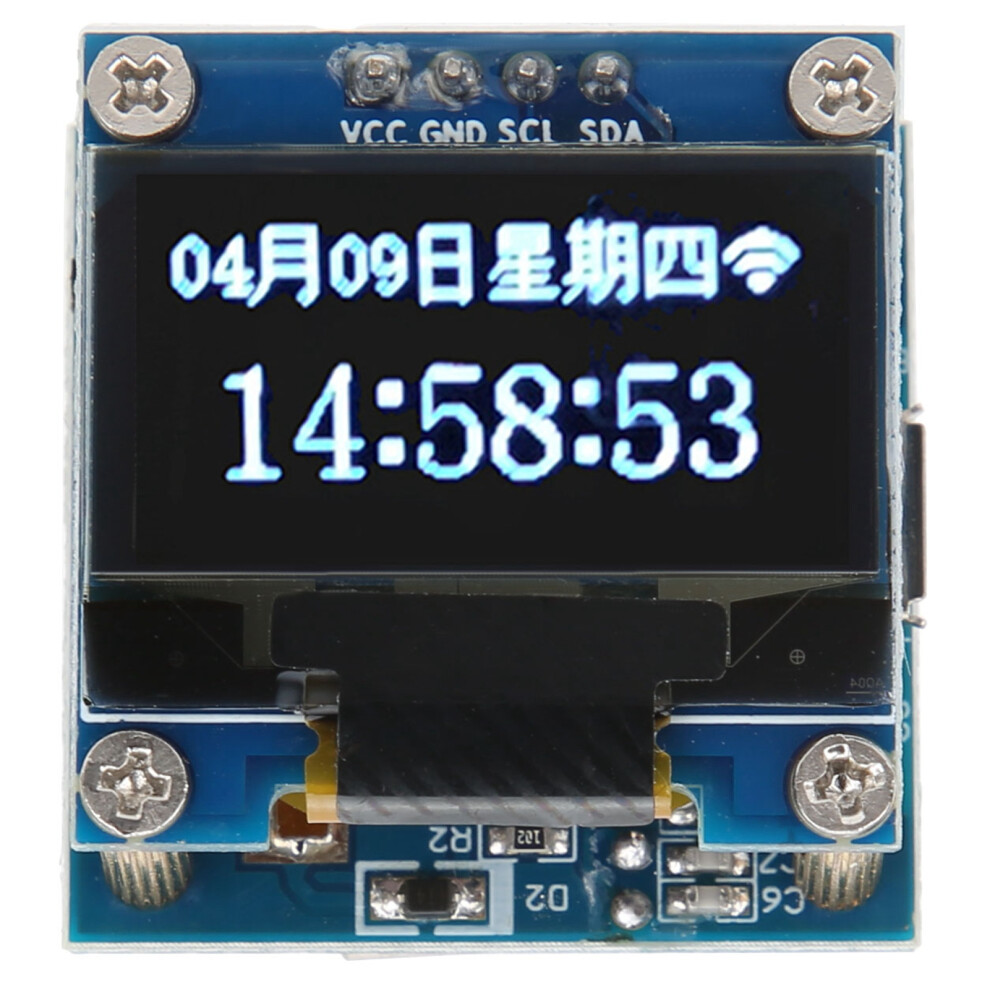 Clock Module 0.96in OLED Display WiFi PCB Board