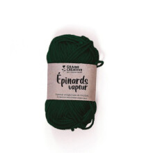Graine Créative - Hilo de algodón Amigurumi Verde bosque Espinacas al vapor