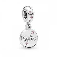 Brand Silver Forever Sisters Dangle Charm 798012FPC