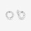 Brand Logo Circle Reversible Stud with CZ Earrings 299486C01 5
