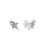 Brand Sparkling Asymmetric Star Stud Earrings 290012C01 1