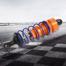 92mm RC-Öldruck-Lenkkopf für vordere Stoßdämpfer, verstellbar, orange, passend für 1/10 RC Auto