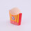 100 papierchips-box, einweg frittenhalter mit sternmuster 8