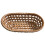 Small Rattan Basket Brown Bathroom Use 1pack 7