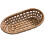 Small Rattan Basket Brown Bathroom Use 1pack 8