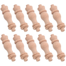 50 handgefertigte holzbaluster 62 mm naturholz für möbel und treppen
