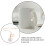 2 pezzi charm con cuore per tazza tumbler e 11