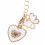 2 pezzi charm con cuore per tazza tumbler e 9