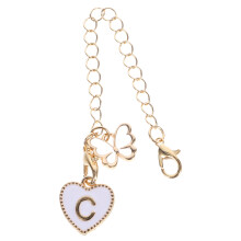 2 pezzi charm con cuore per tazza tumbler e