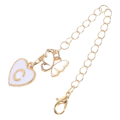 2 pezzi charm con cuore per tazza tumbler e 1