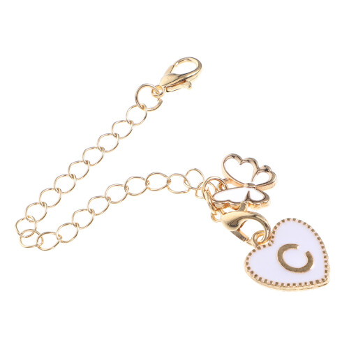 2 pezzi charm con cuore per tazza tumbler e 2