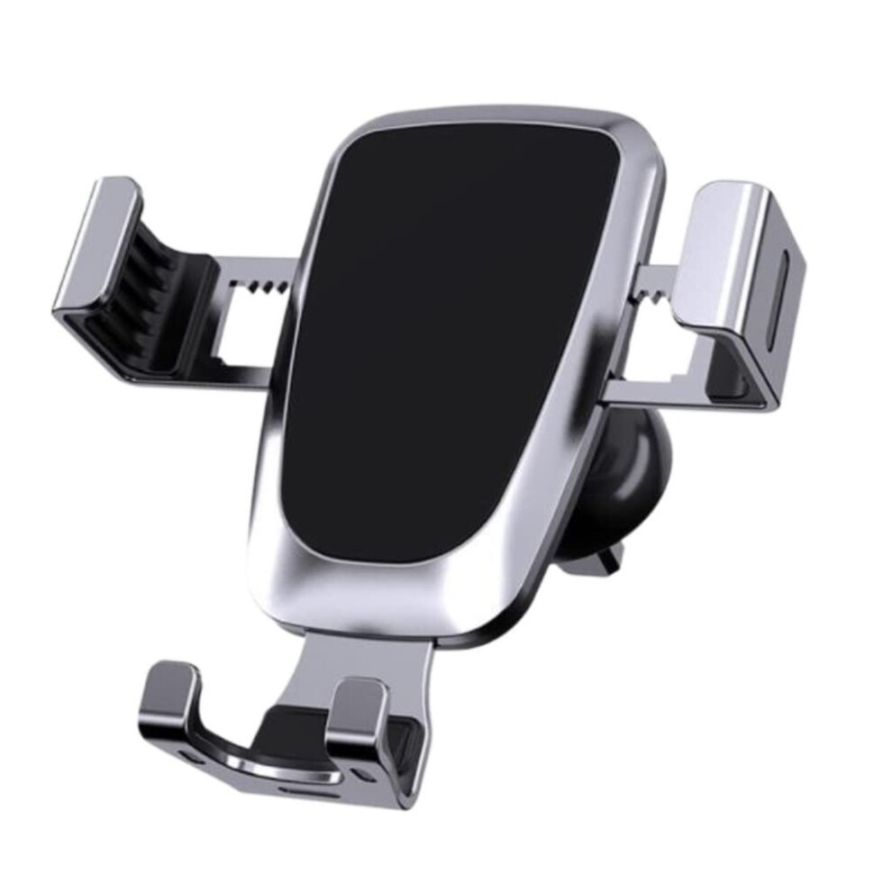 Car Mobile Holder Phone Holder For Cars Air Vent Clip Mount Gps Support Silver 9084446925180