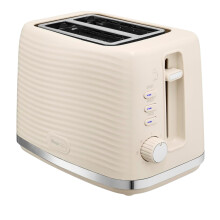 Swan Wave 2-Slice Toaster Cream Ripple Textured Finish 7 Browning Defrost Cancel