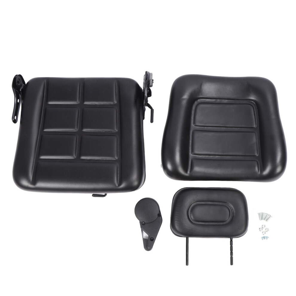 Forklift Seat With Adjustment Switch And Slide Black 8320539336145