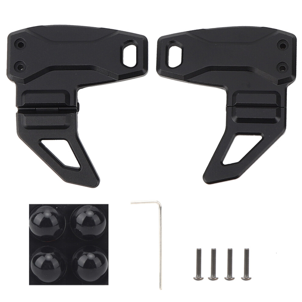 Radio Bracket Aluminum Alloy Anodized Surface Black