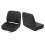 Forklift Seat With Double Slide Rails Fold Down 8