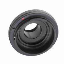 Metalladapter 0,965 Zoll T-Mount für Teleskop auf SLR-Kamera Schwarz