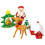 Decorative accessories - SCRAPCOOKING - Christmas - 4 pieces - Plastic - Mixed 1