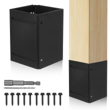 metallischer zaunpfosten- für holzbriefkästen und zäune
