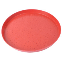 2 futterplatten futterschalen für geflügel rot