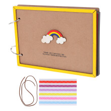 3 Sets Self-Adhesive Photo Album Scrapbook for Baby Travel