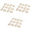 60 pz fette veneer legno forma per e feste 3