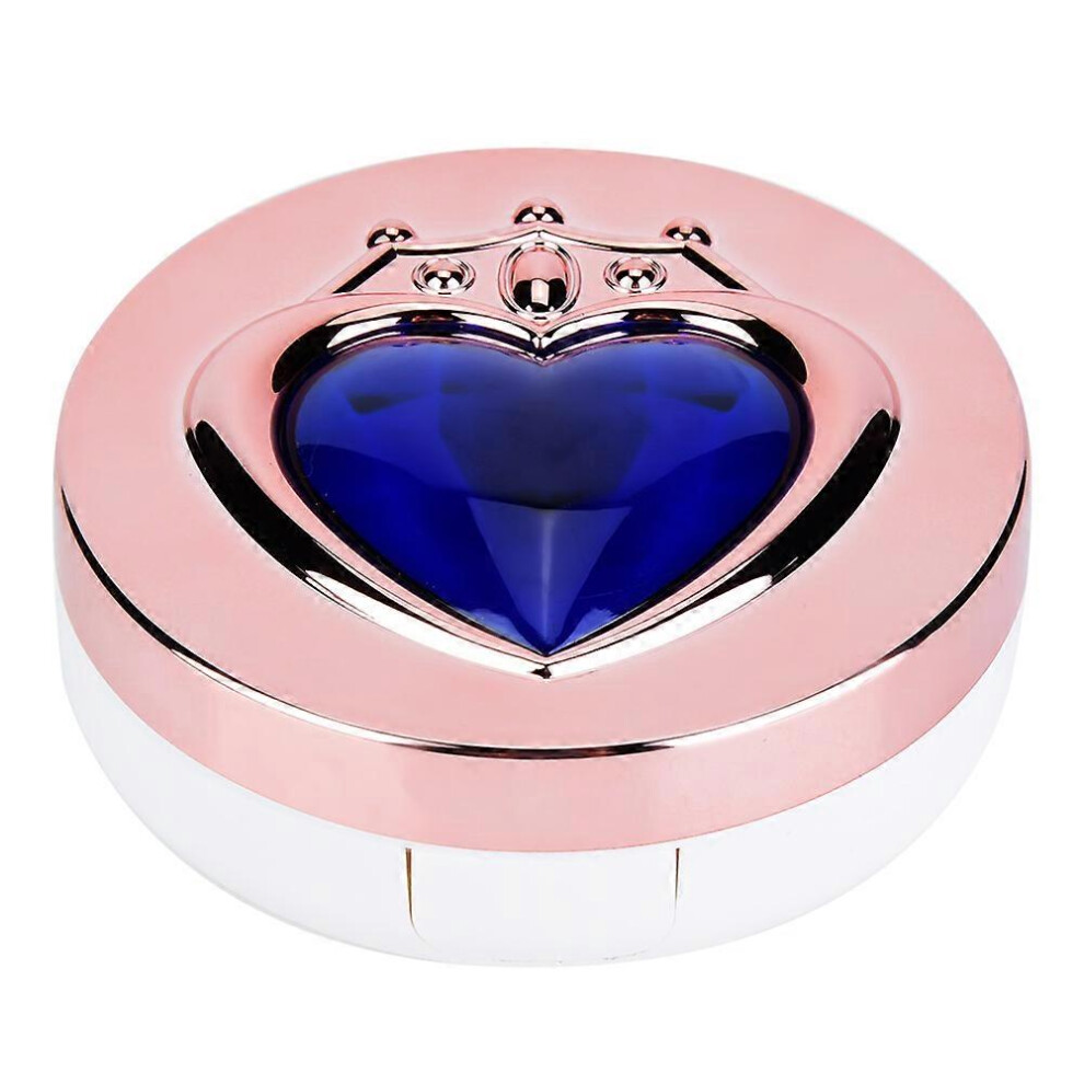 Travel Contact Lens Storage Case, Fashion Marble with Leak-Proof Solution Bottle