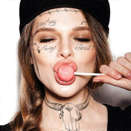 Temporary Facial Tattoos Inspired by Post Malone 1