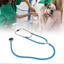 Dual Purpose Veterinary Stethoscope - Portable Professional Medical Equipment for Pets