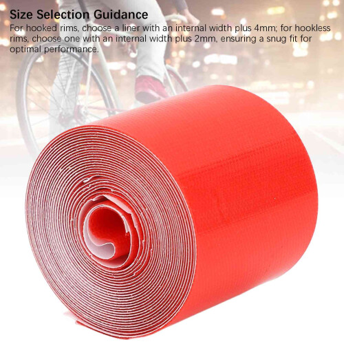 2pcs Cycle Rim Liner 77.95in Length Puncture Proof 1