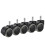 Smooth rolling casters for IKEA chairs - 5-Pack 10mm x 22mm heavy duty 1