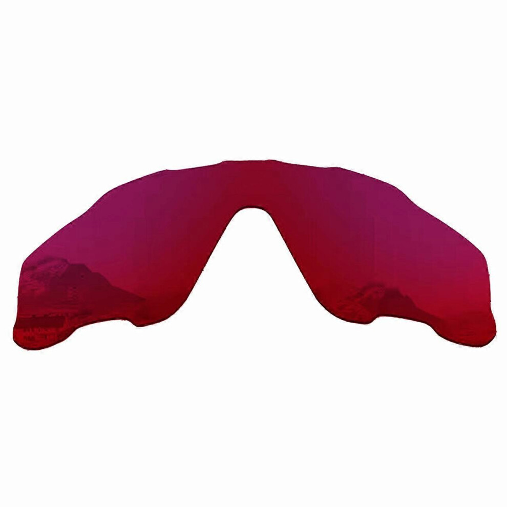 Replacement Lenses for Oakley Jawbreaker Sunglasses Lenses - Deep Red