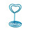 10Pcs 1.9Inch Place Card Holders Wire Table Number-bright blue 1