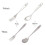 Lixada Lightweight Titanium Dinner Fork and Spoon 1