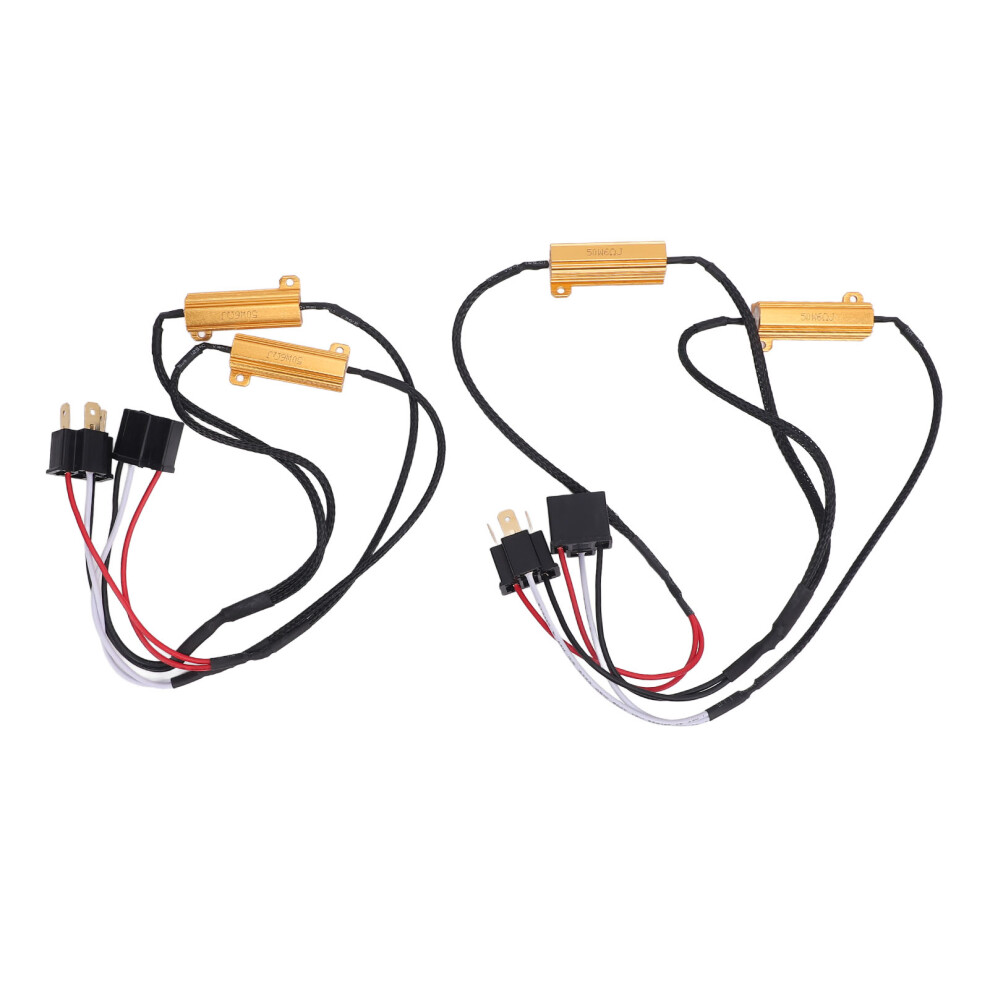 Pair Of Led Load Resistor 50W 6Ohm H4 9003 Anti Light 8320539337760